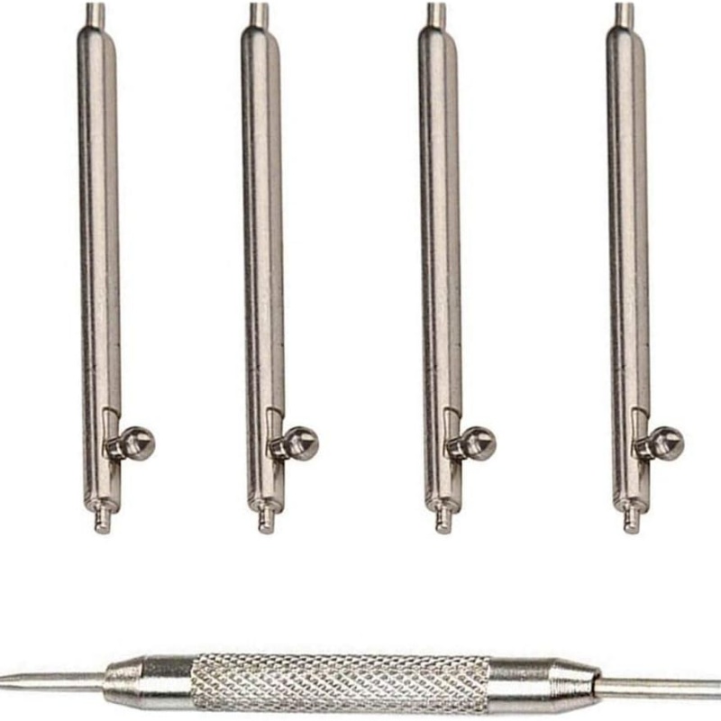 Curved Spring Bar - 20 มม.22 มม.สแตนเลสสตีลสปริงบาร์ Pins สําหรับ Galaxy