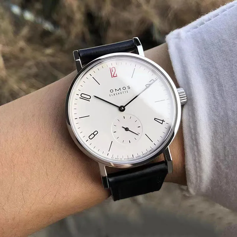 Omega Watch Constellation - นาฬิกาข้อมือผู้ชายแบบกลไกอัตโนมัติขนาด 38 มม. เหมาะสำหรับกลไกไขลานอัตโนมัติ Seagull ST1701