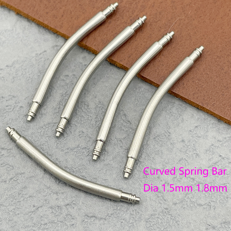 Curved Spring Bar - สปริงบาร์โค้งขนาด 1.5 มม. 1.8 มม. ทำจากสแตนเลส