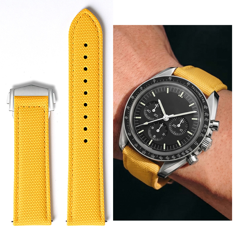 Nato Strap Nylon - 20 มม. 22 มม. สายนาฬิกาผ้าใบกันน้ำ ผ้าไนลอนอ็อกซ์ฟอร์ดสองด้าน