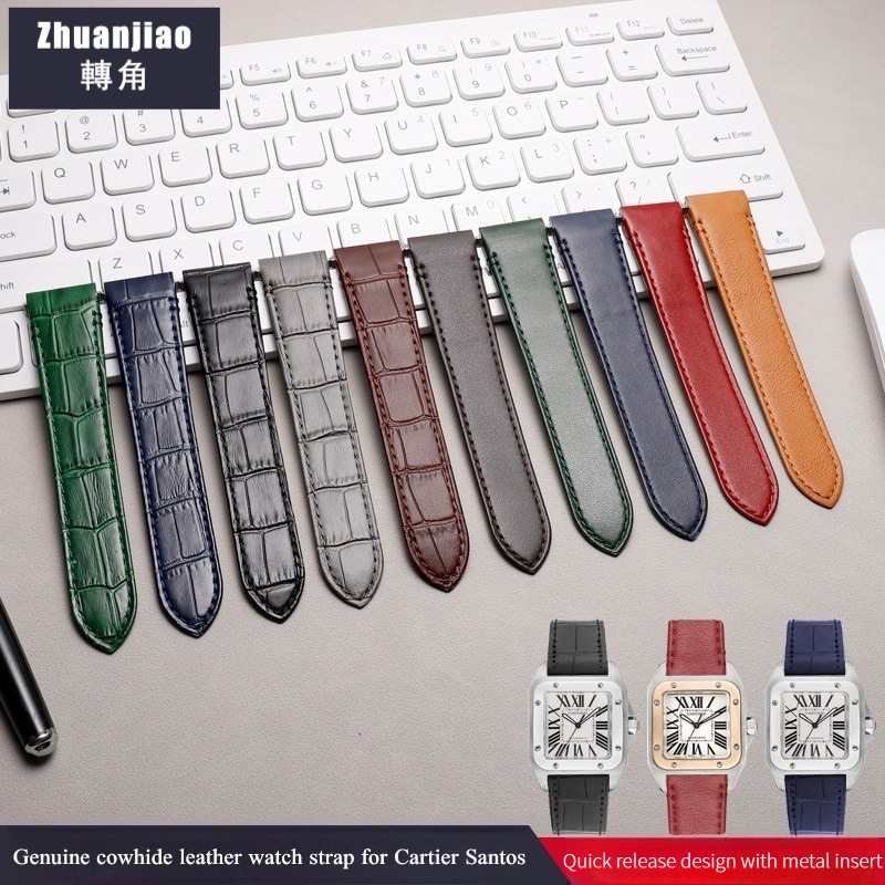 สายนาฬิกาหนังวัวคุณภาพสูงสำหรั - Cartier Watch Tank บทวิจารณ์และราคา