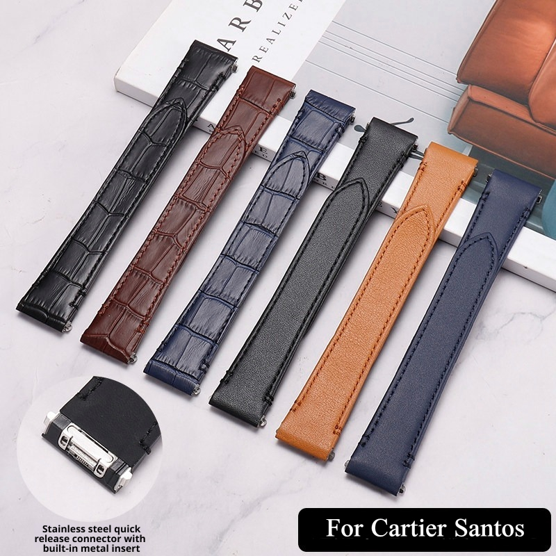 สายนาฬิกาหนังวัวคุณภาพสูงสำหรั - Cartier Watch Tank บทวิจารณ์และราคา