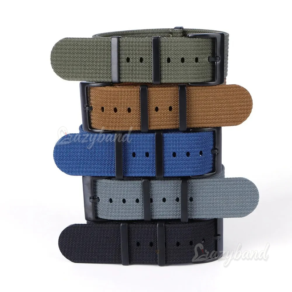 สายนาฬิกาไนลอนใหม่ ขนาด 18 มม. - Nato Strap Nylon บทวิจารณ์และราคา