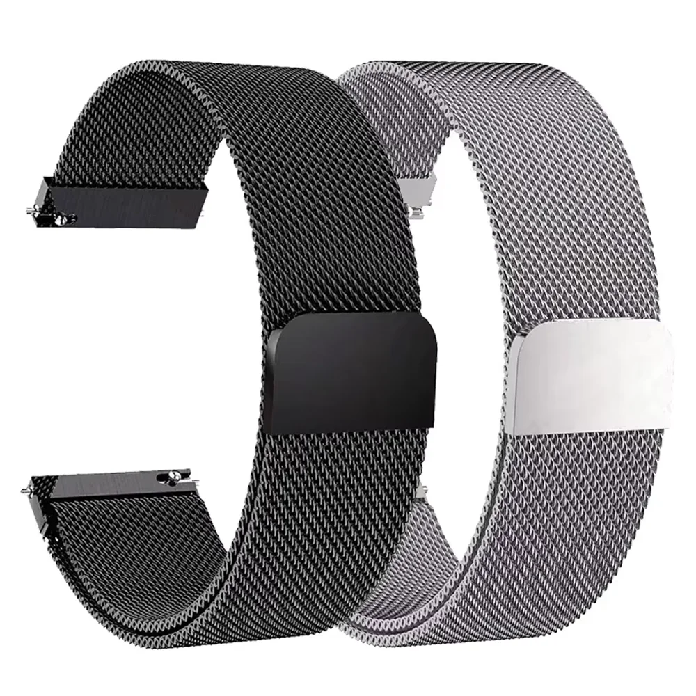 สายนาฬิกาแม่เหล็กขนาด 22 มม. ส - Milanese Loop Magnetic บทวิจารณ์และราคา