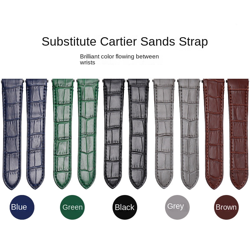 21 มม. 19 มม. สายนาฬิกาหนังวัว - Cartier Watch Tank บทวิจารณ์และราคา