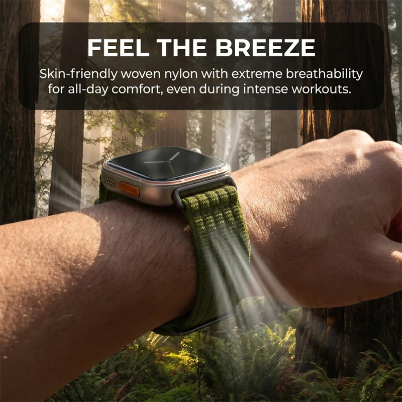 สายนาฬิกาแบบเวลโคร ไนลอน ระบาย - Sport Loop Velcro บทวิจารณ์และราคา