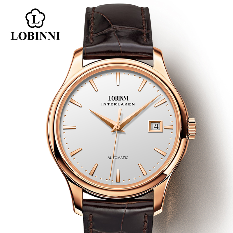 นาฬิกาข้อมือผู้ชาย LOBINNI L12 - Omega Watch Constellation บทวิจารณ์และราคา