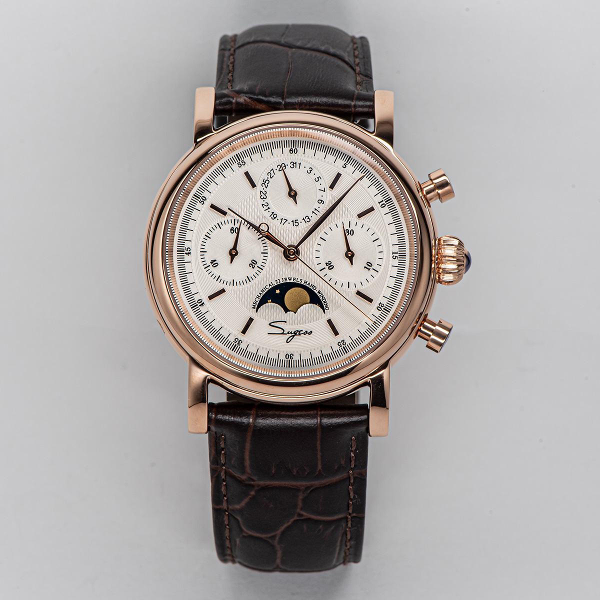 Sugess Pilot Chronograph นาฬิก - Omega Watch Constellation บทวิจารณ์และราคา