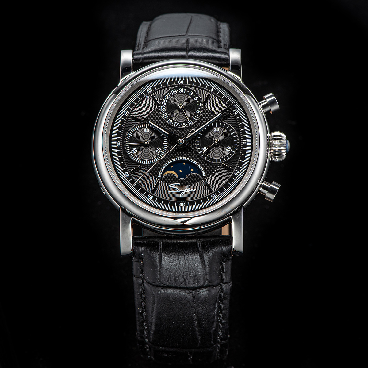 Sugess Pilot Chronograph นาฬิก - Omega Watch Constellation บทวิจารณ์และราคา