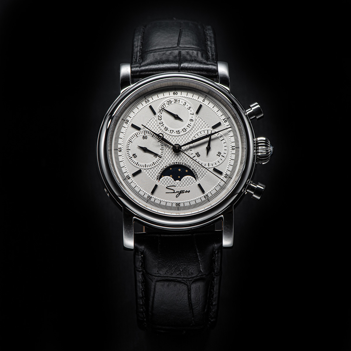 Sugess Pilot Chronograph นาฬิก - Omega Watch Constellation บทวิจารณ์และราคา