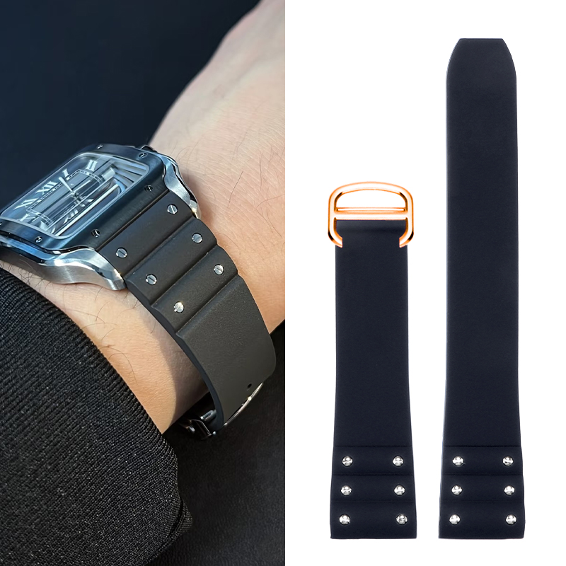 สายนาฬิกายางคุณภาพสูงสำหรับคาร - Cartier Watch Santos บทวิจารณ์และราคา