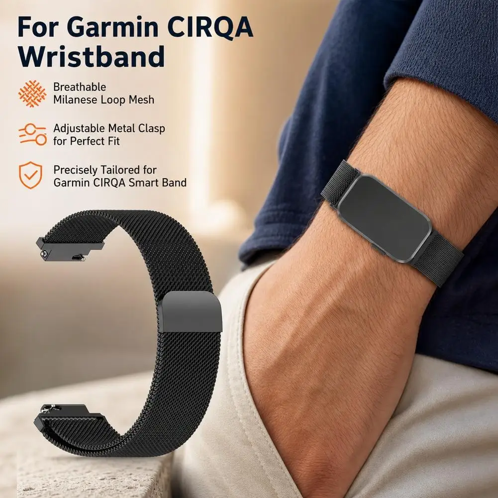 สายโลหะสำหรับ Garmin CIRQA สาย - Milanese Loop Magnetic บทวิจารณ์และราคา